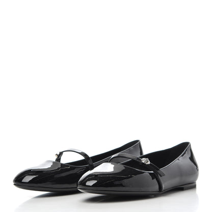 Louis Vuitton Patent Uniformes Ballet Flats 37.5 Black 3 of 10