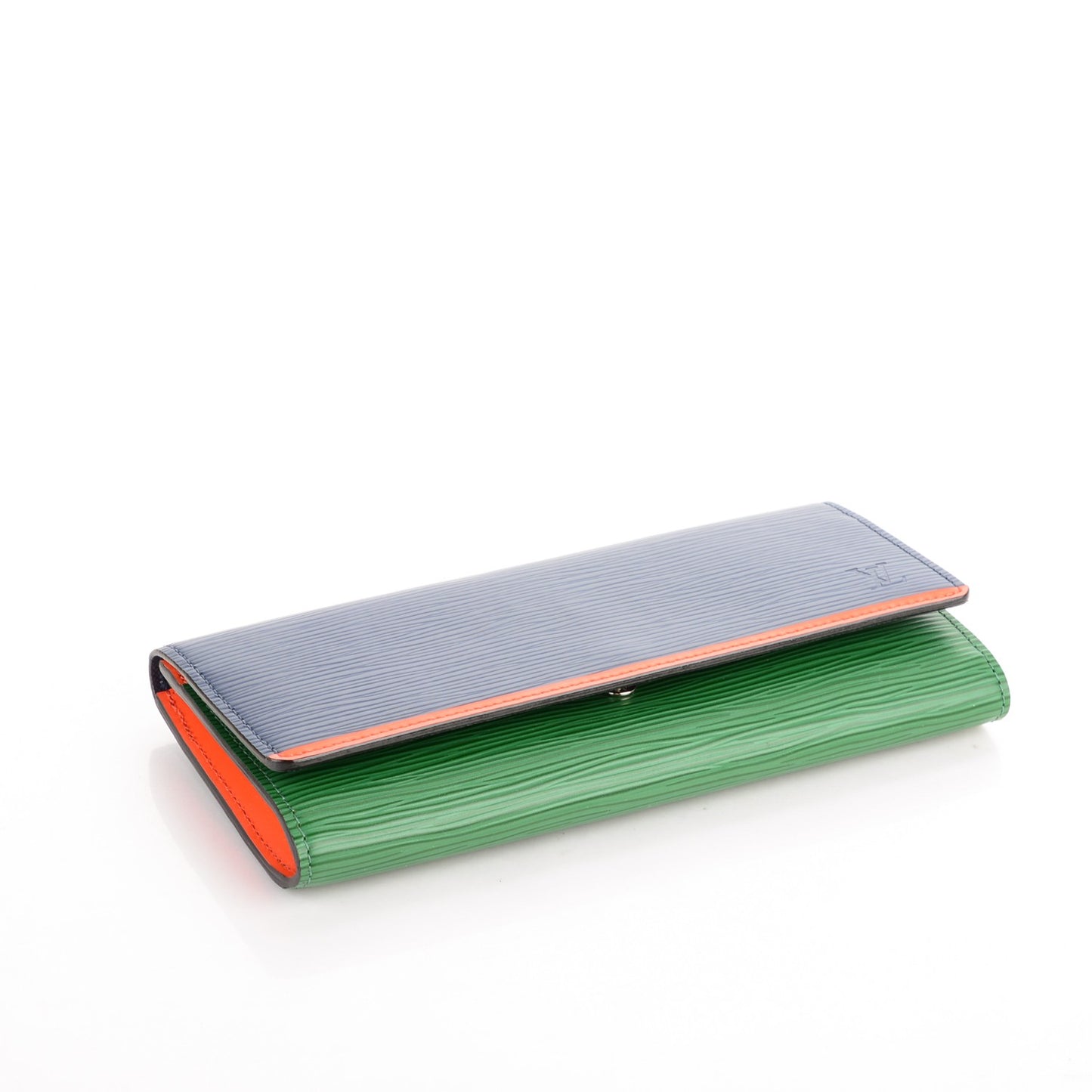 Epi Flore Wallet Tri-Color Orange
