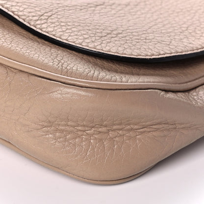 Gucci Pebbled Calfskin Medium Soho Flap Crossbody Camelia 9 of 12