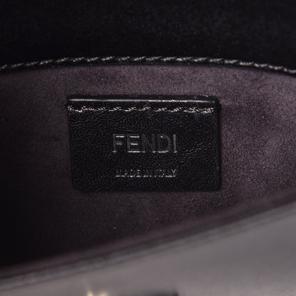 Fendi Vitello Flamingo Tube Wallet on Chain Black 8 of 9