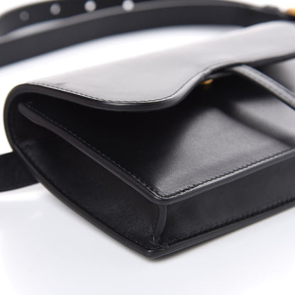 Christian Dior Calfskin Saddle Belt Bag Black 7 of 13