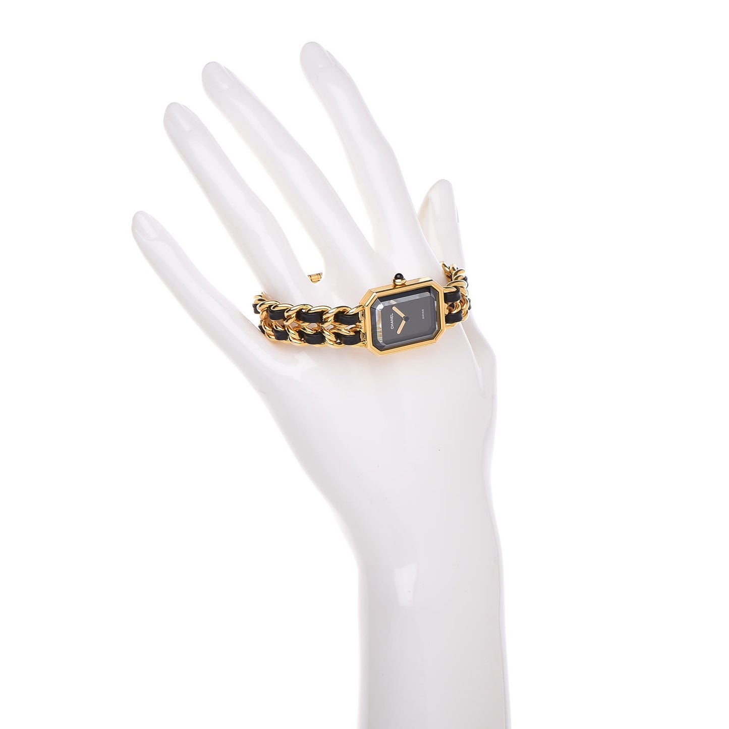 Stainless Steel Lambskin 20mm Chain Premiere Quartz Watch Gold M