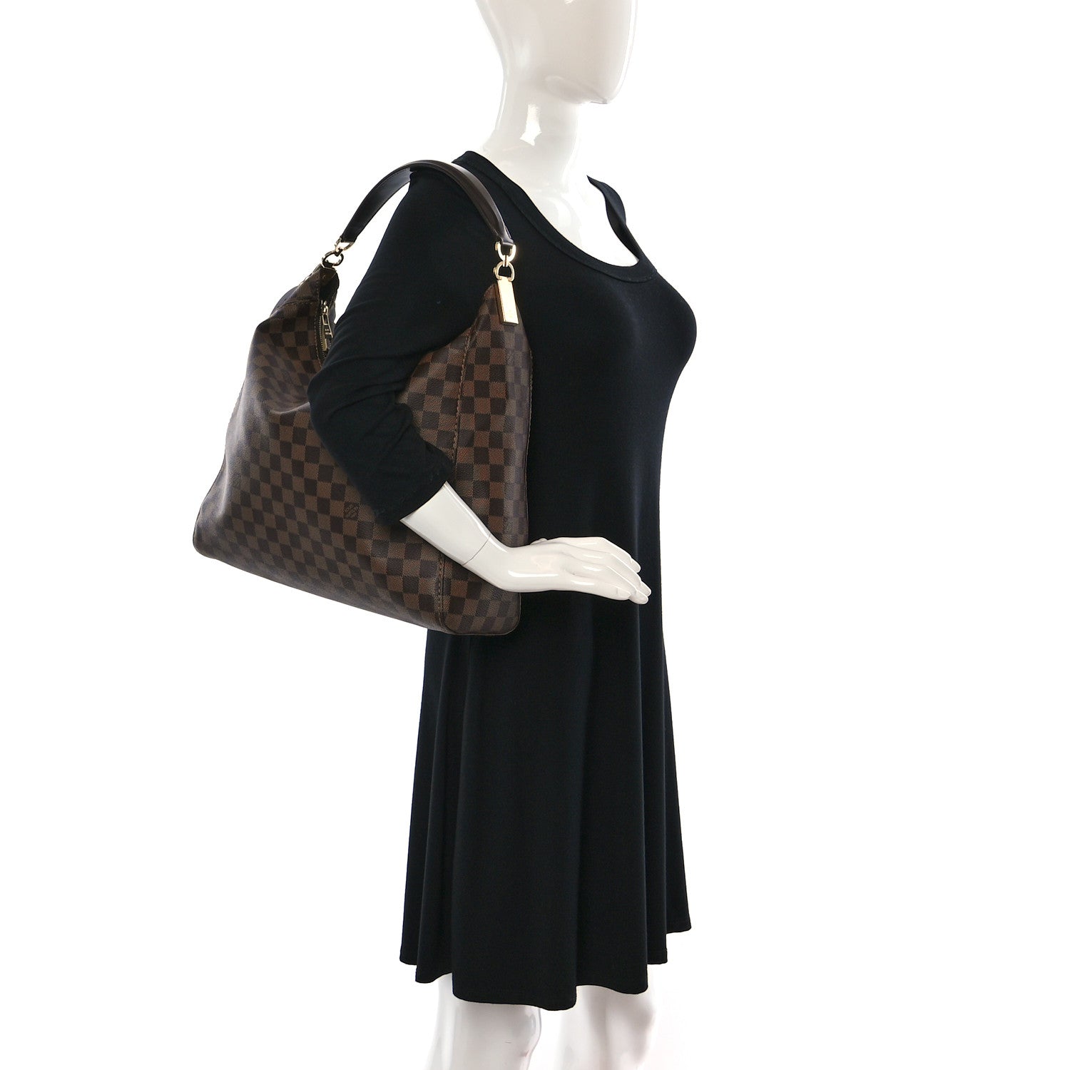 Louis Vuitton Damier Ebene Portobello GM 2 of 9