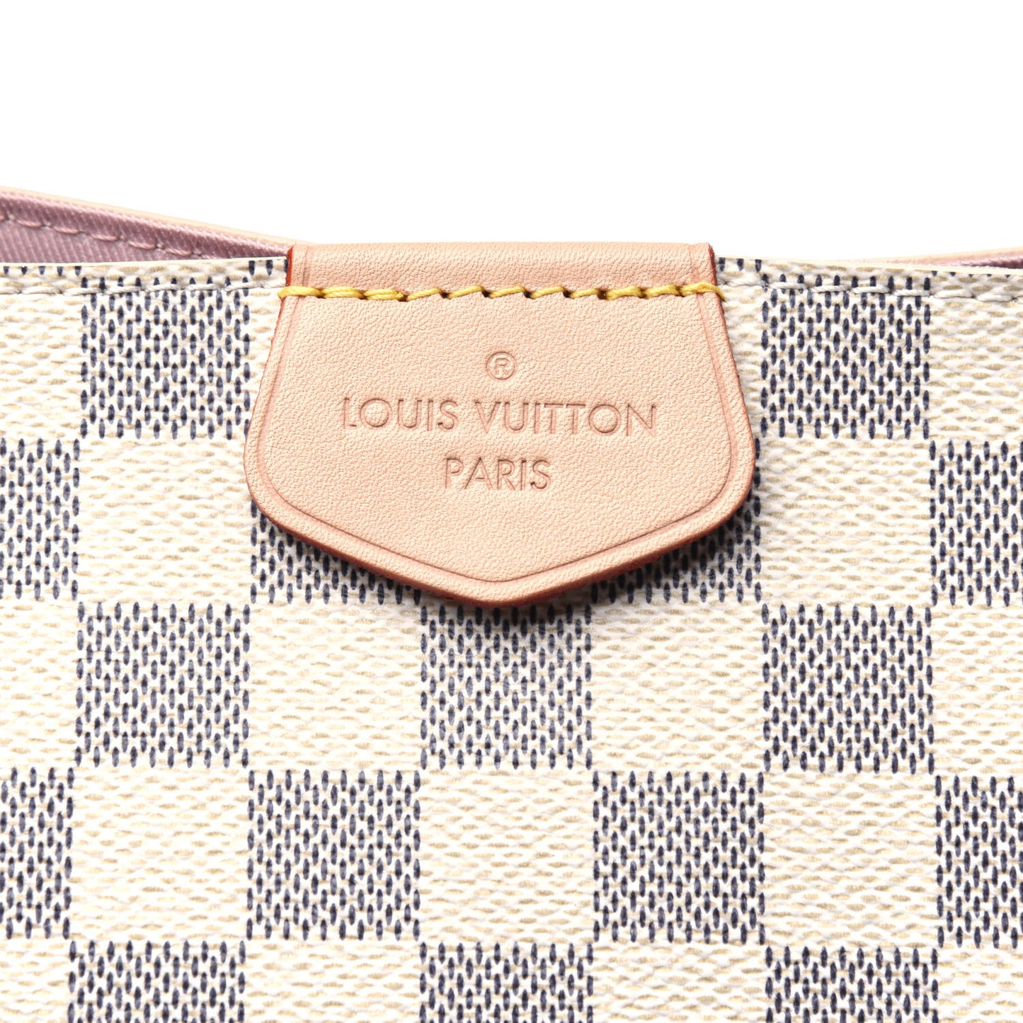 Damier Azur Graceful MM Rose Ballerine