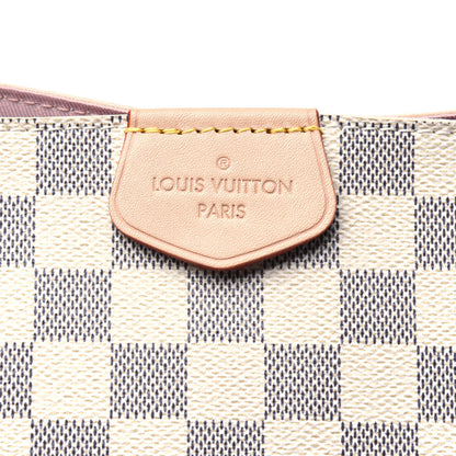 Louis Vuitton Damier Azur Graceful MM Rose Ballerine 11 of 13
