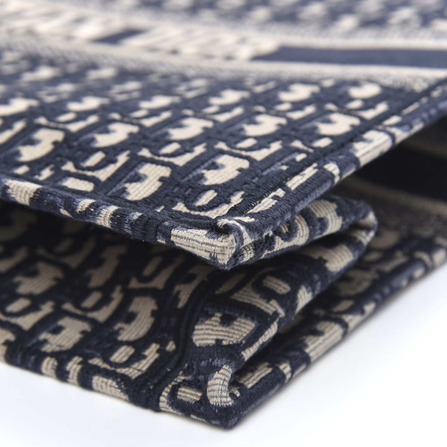 Oblique Book Tote Blue Multicolor