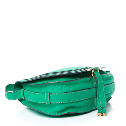 Chloe Grained Calfskin Medium Marcie Saddle Bag Jade 3 of 11