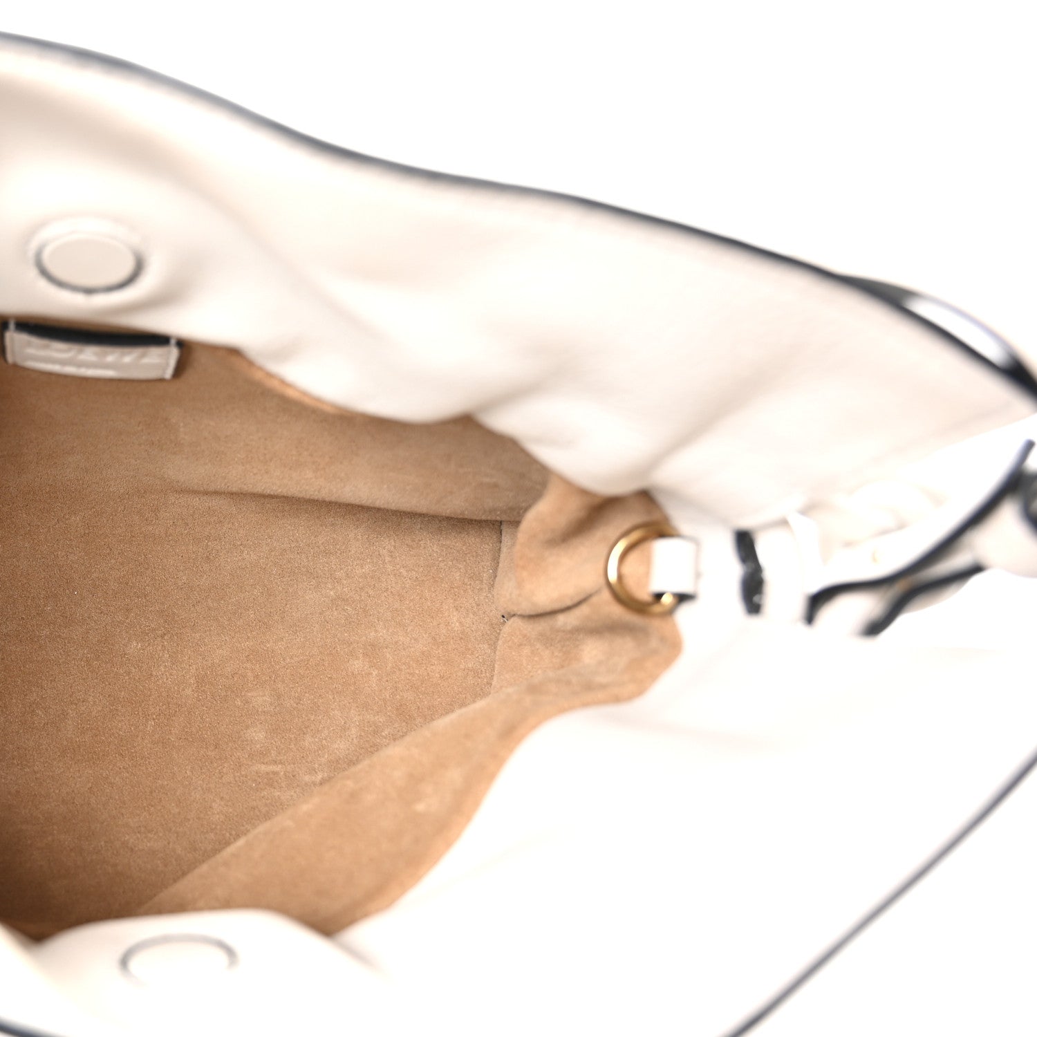 Loewe Calfskin Mini Flamenco Knot Clutch Soft White 5 of 9