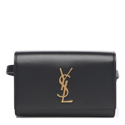Saint Laurent Smooth Calfskin Monogram Kate Belt Bag Dark Leaf 1 of 8