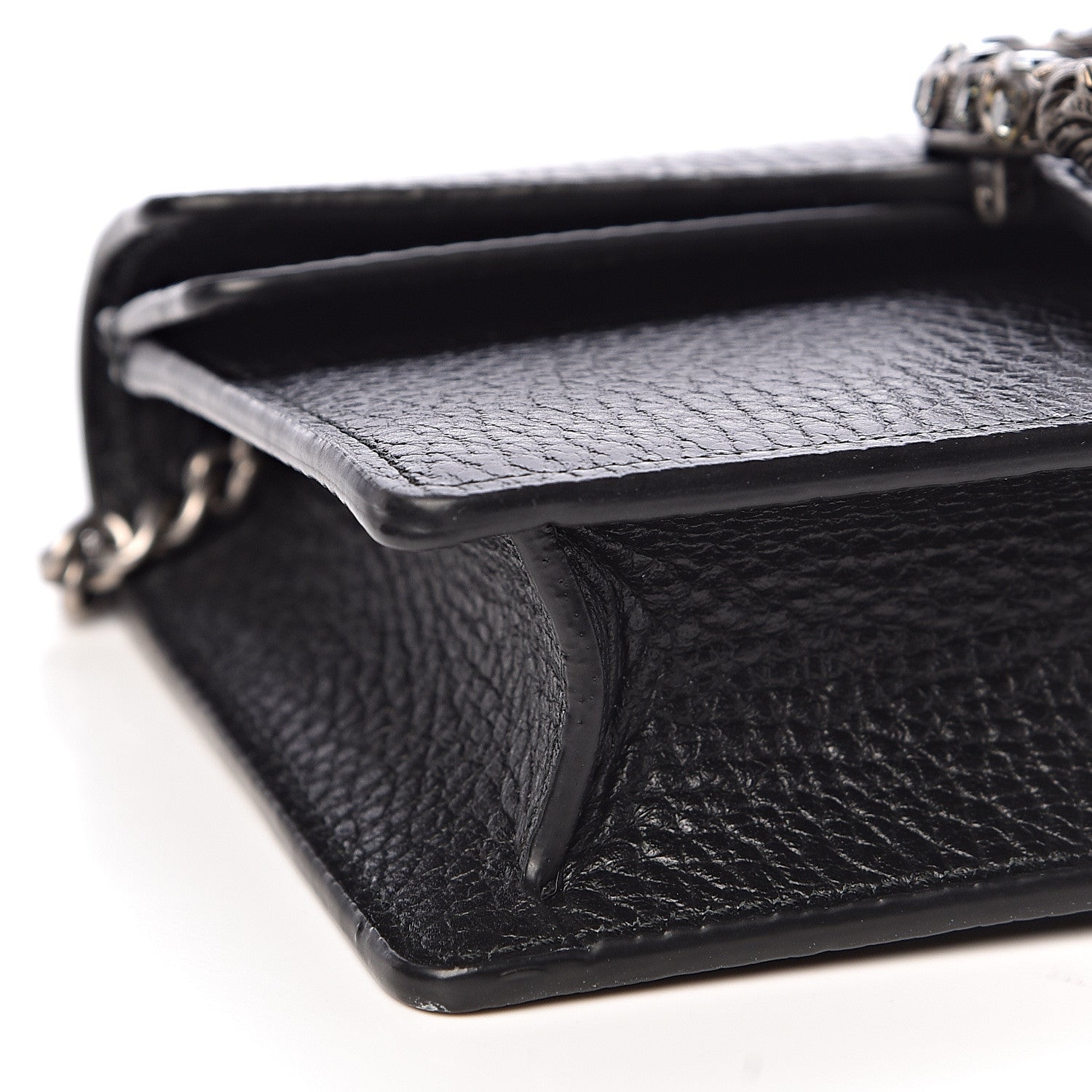 Gucci Calfskin Super Mini Dionysus Shoulder Bag Black 7 of 10
