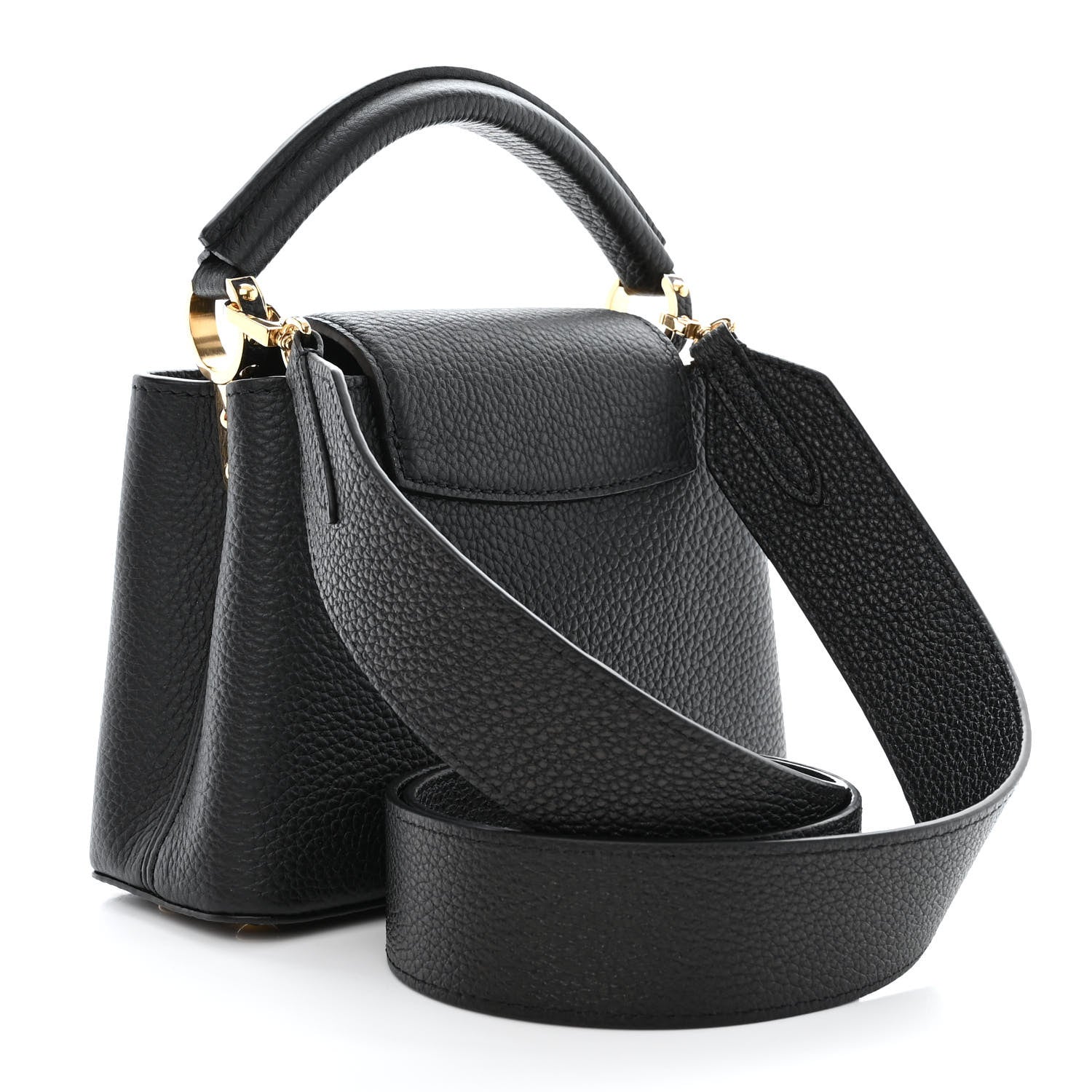 Louis Vuitton Taurillon Mini Capucines Black 3 of 10