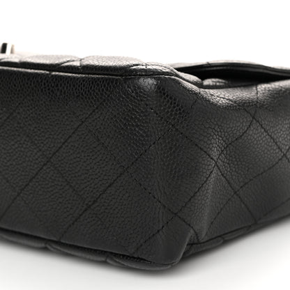 Chanel Caviar Quilted Jumbo Single Flap Black 10 of 10