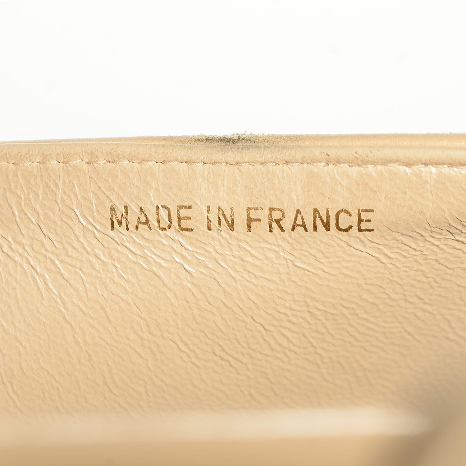 Chanel Lambskin Quilted Medium Double Flap Beige 10 of 10