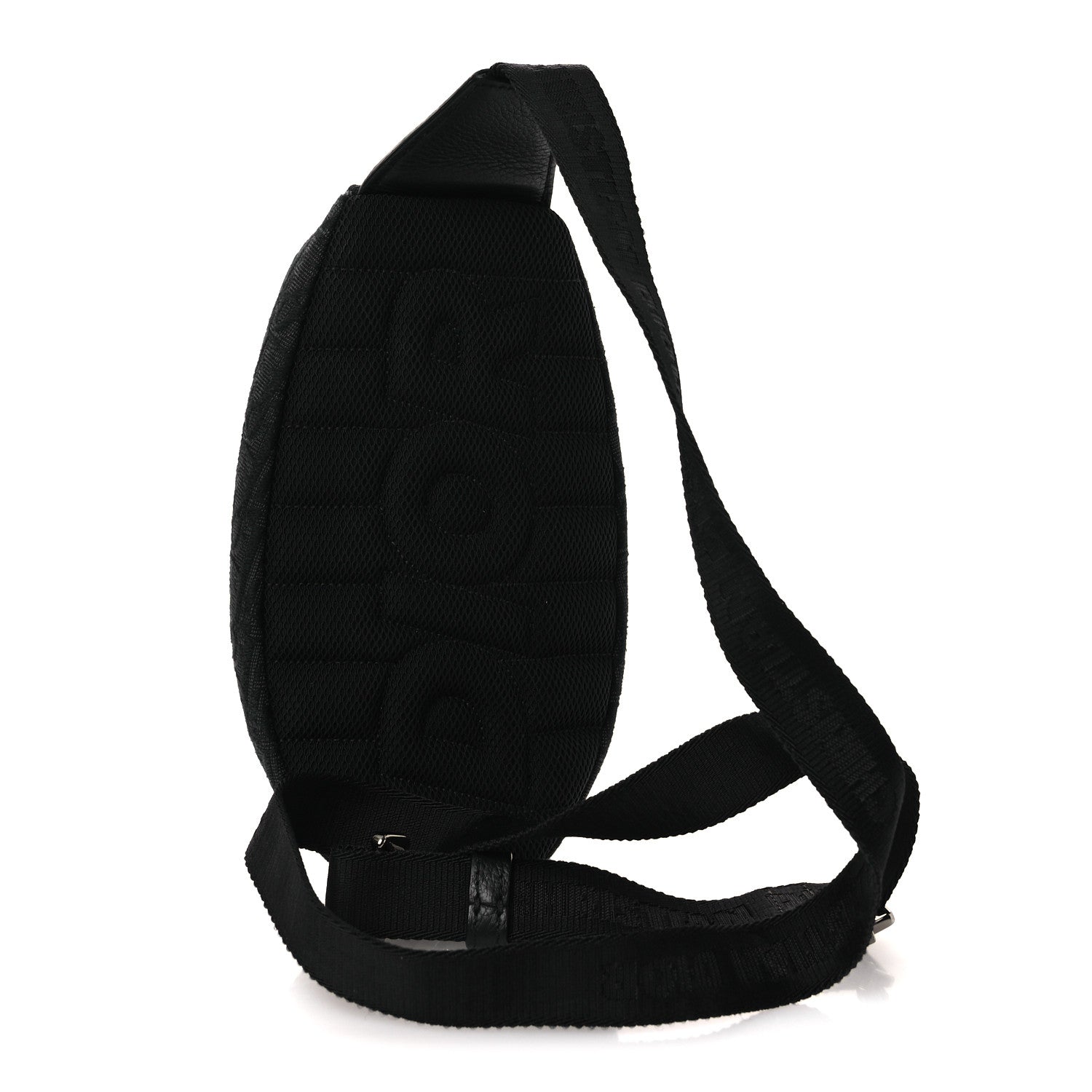 Christian Dior Grained Calfskin Oblique Scarab Sling Bag Black 3 of 12