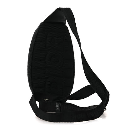 Christian Dior Grained Calfskin Oblique Scarab Sling Bag Black 3 of 12