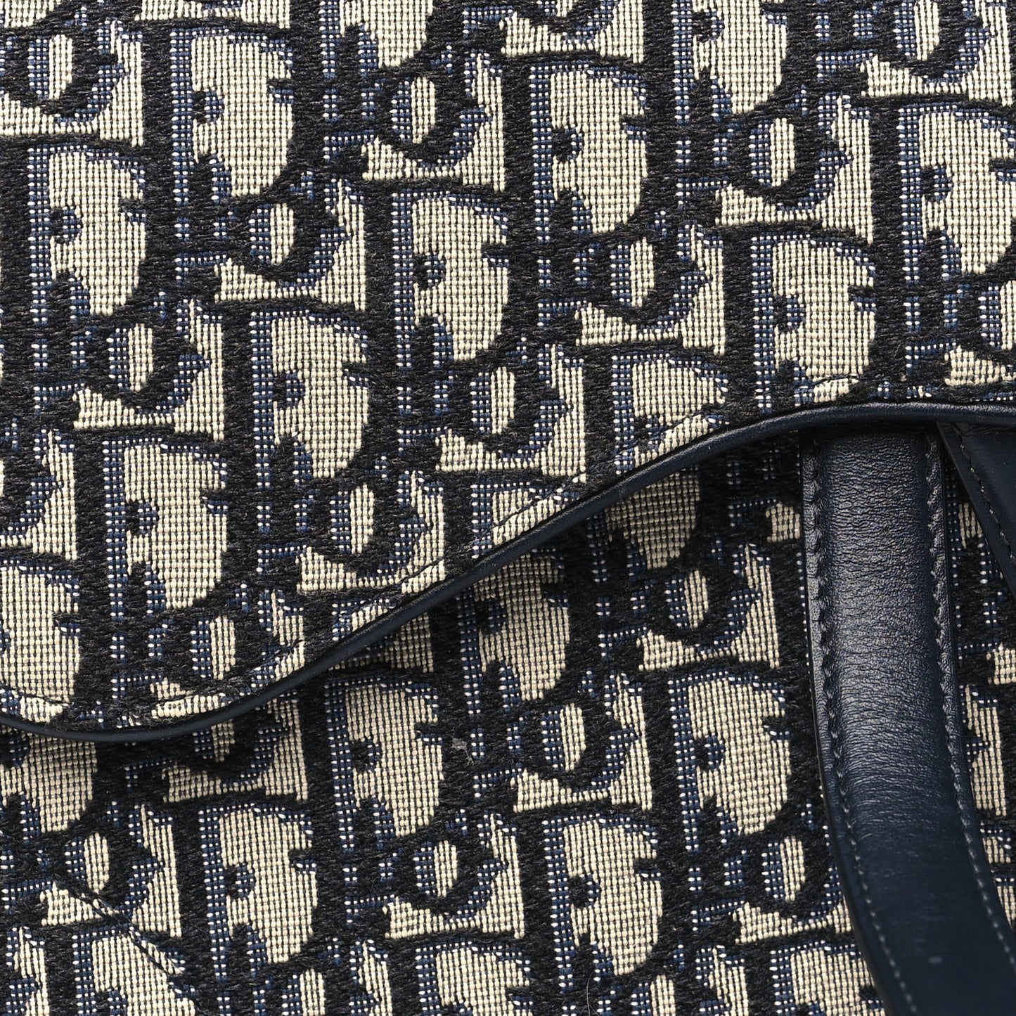 Oblique Saddle Bag Blue