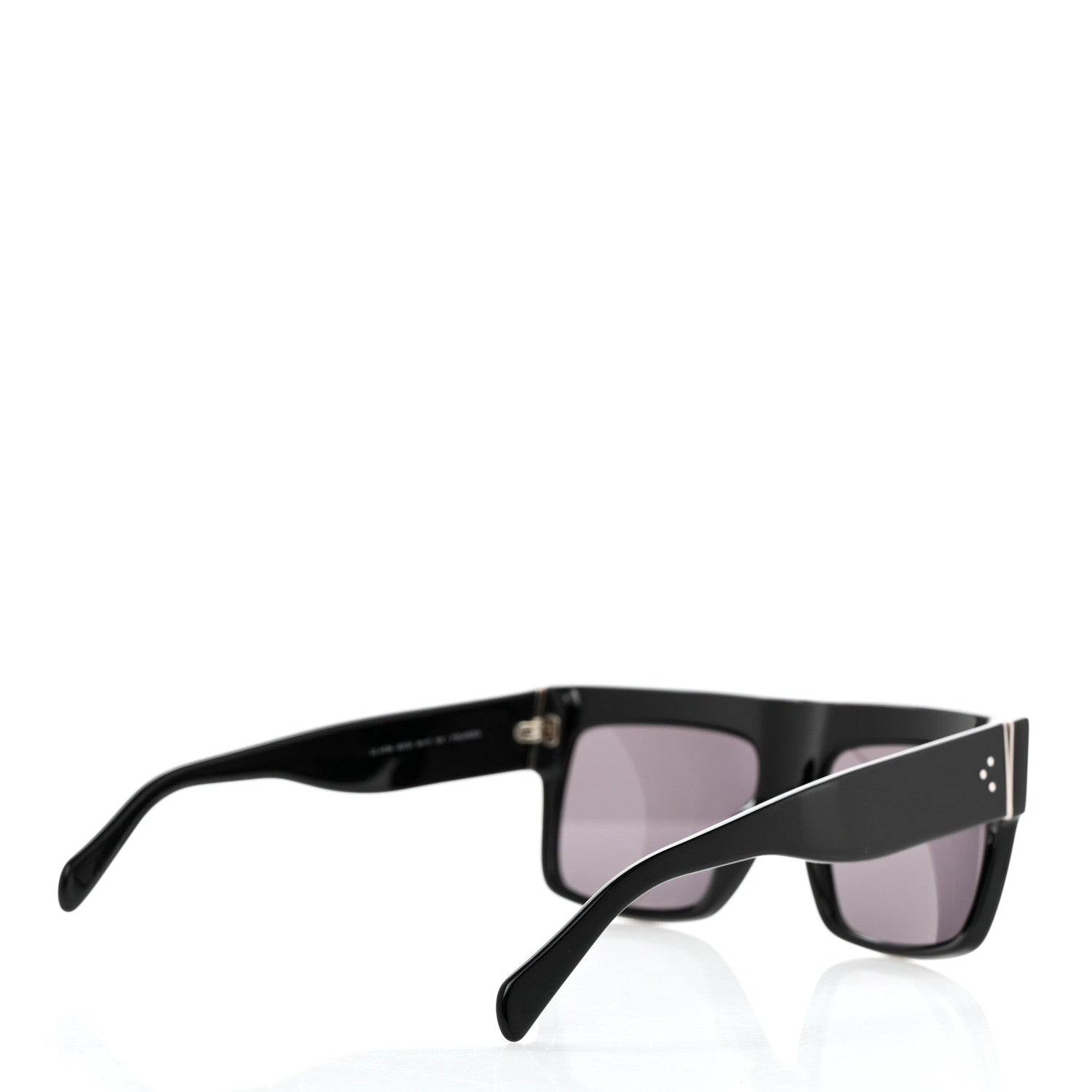 Celine Polarized ZZ Top Sunglasses CL 41756 Black 4 of 7