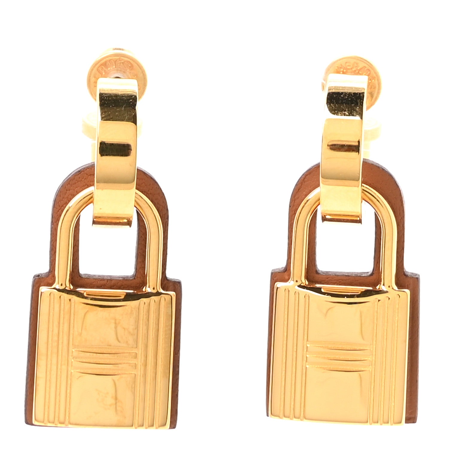 Hermes Swift O'Kelly Earrings Gold 1 of 6