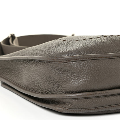 Hermes Taurillon Clemence Evelyne III PM Etain 8 of 32
