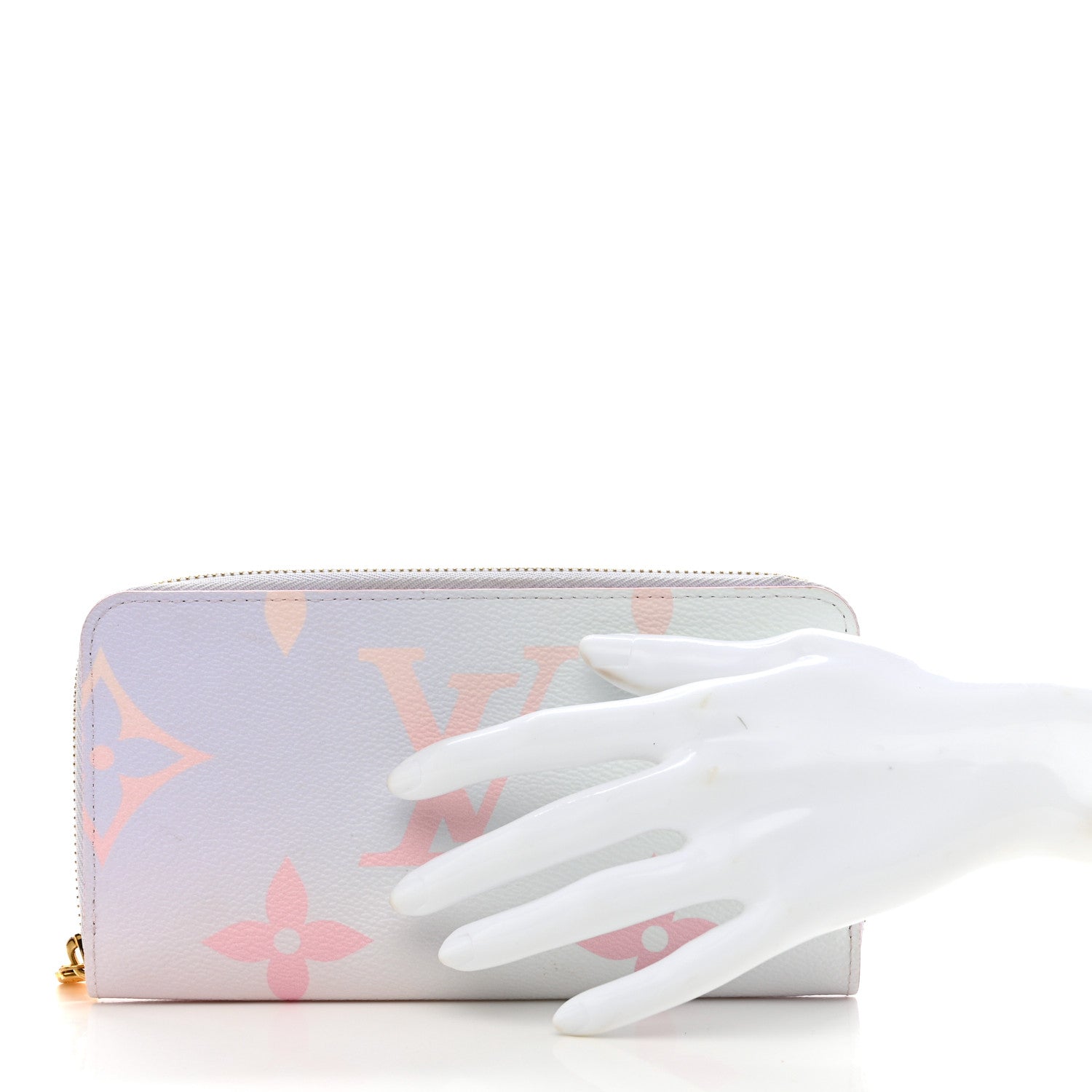 Louis Vuitton Monogram Giant Spring In The City Zippy Wallet Sunrise Pastel 2 of 6