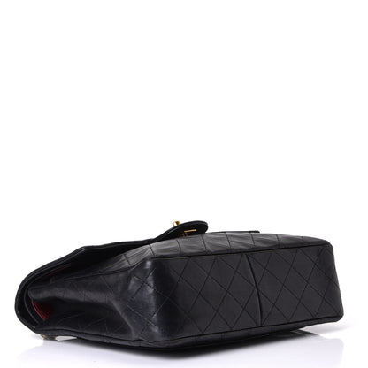 Chanel Lambskin Quilted Double Flap Black 3 of 6