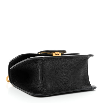 Valentino Garavani Grainy Calfskin Small VSling Shoulder Bag Black 4 of 9