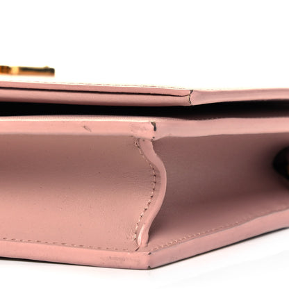 Saint Laurent Smooth Calfskin Classic Monogram Kate Tassel Chain Wallet Pale Pink 8 of 8
