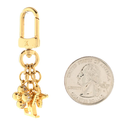 Louis Vuitton Micro Charms LV Iconic Key Holder Gold 2 of 4