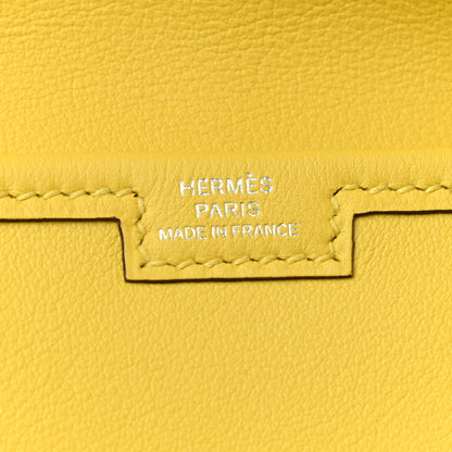 Hermes Swift Verso Jige Duo Clutch Jaune De Naples Mauve Sylvestre 7 of 8