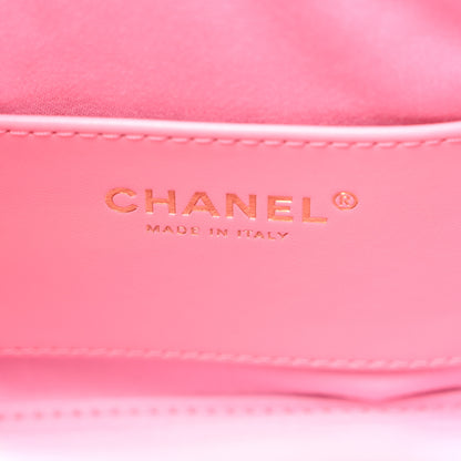 Chanel Caviar Quilted Mini Chanel 25 Handbag Pink 5 of 10