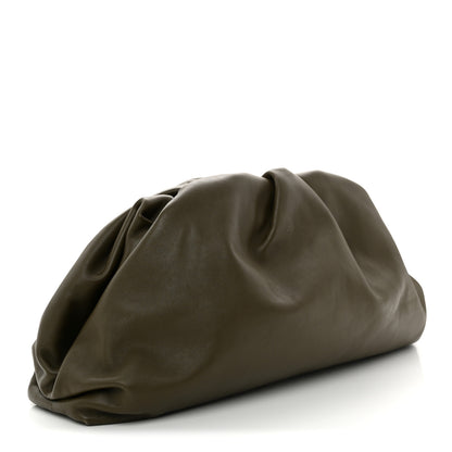 Bottega Veneta Smooth Butter Calf The Pouch Oversized Clutch Mustard 3 of 11