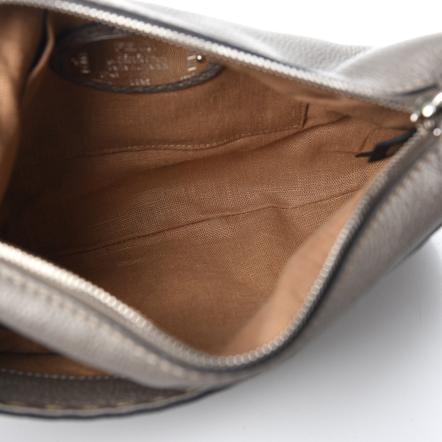 Cuoio Romano Selleria Crossbody Peltro