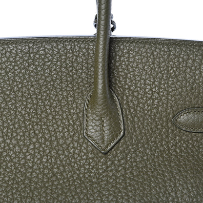 Hermes Fjord Birkin 35 Vert Veronese 31 of 41