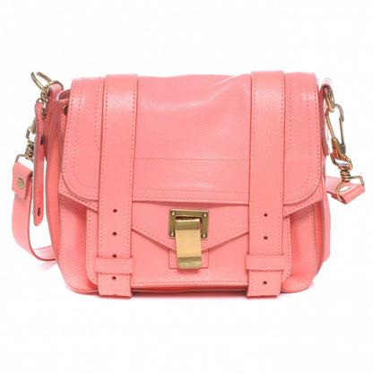 Proenza Schouler Lambskin PS1 Small Satchel Coral 1 of 7