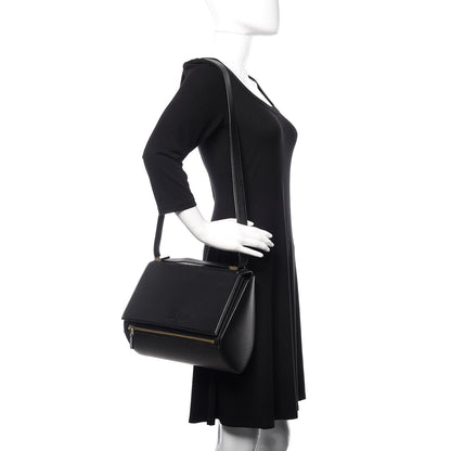 Givenchy Textured Calfskin Medium Pandora Box Crossbody Bag Black 2 of 13