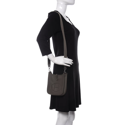 Hermes Taurillon Clemence Evelyne TPM Etain 2 of 9