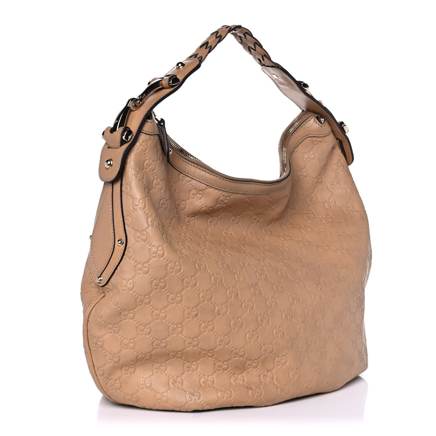 Guccissima Medium Pelham Hobo Beige
