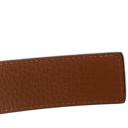 Louis Vuitton Taurillon Calfskin 30mm LV Initiales Reversible Belt 90 36 Black 6 of 6