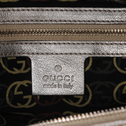 Gucci Metallic Calfskin Medium Britt Boston Gold 6 of 7