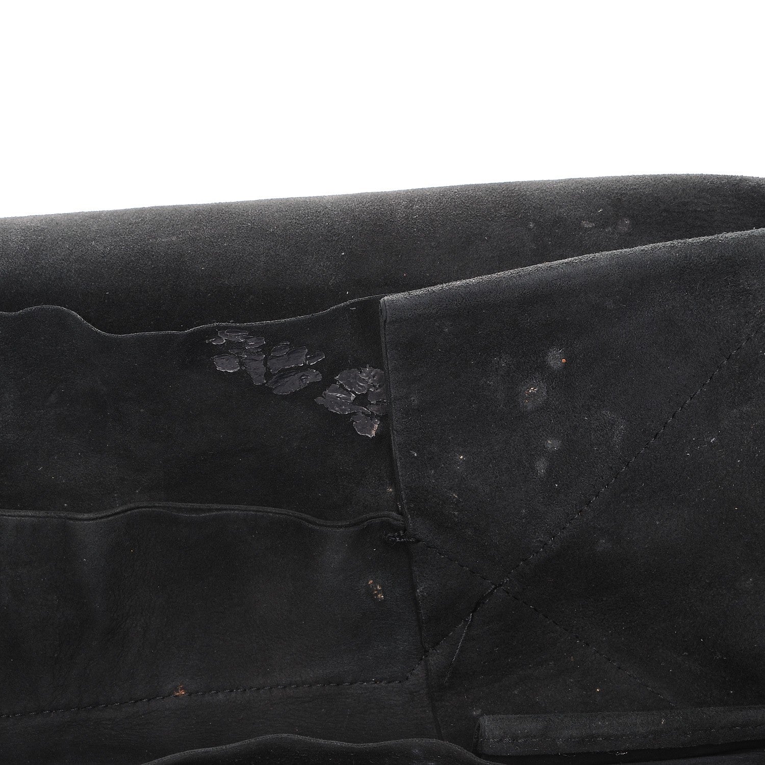 Celine Lambskin Horizontal Cabas Black 9 of 17