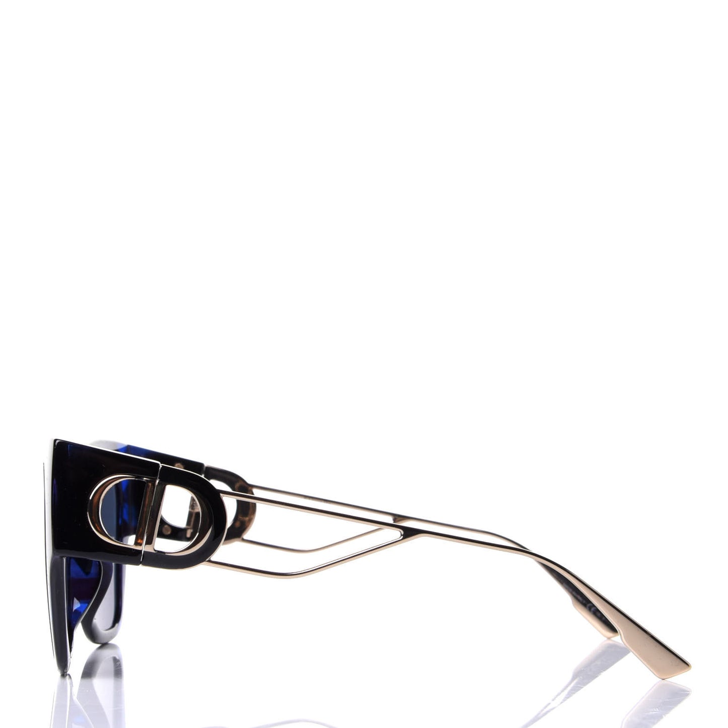 Acetate Rectangular 30 Montaigne 1 Sunglasses Blue