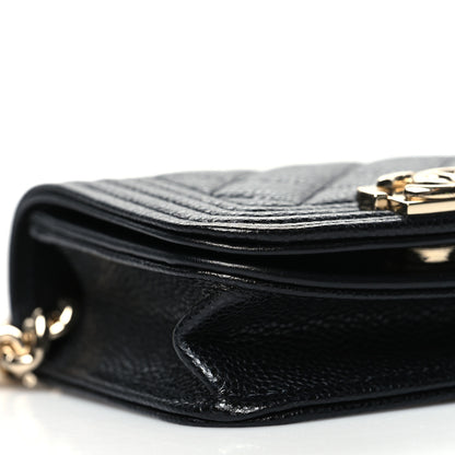Chanel Caviar Quilted Boy Flap Waist Belt Bag Black 5 of 11