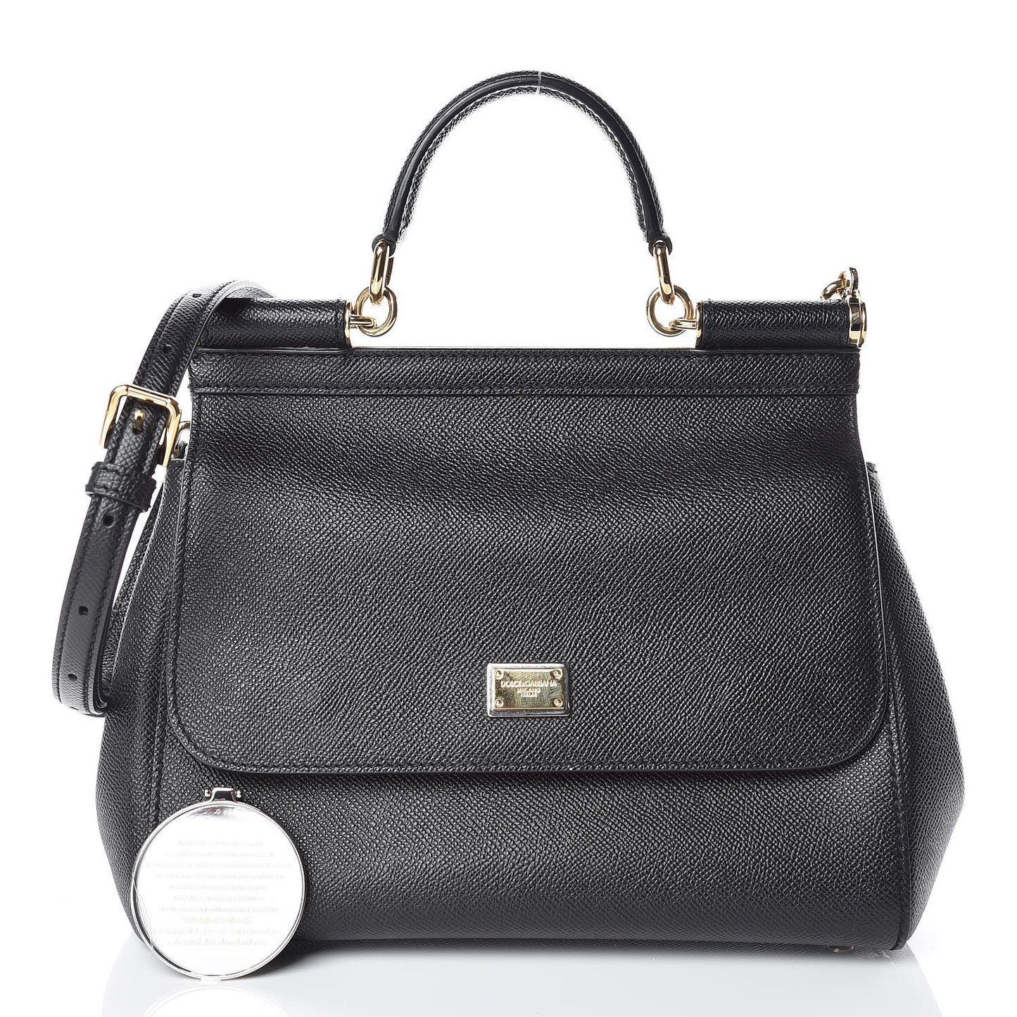 Dauphine Medium Miss Sicily Satchel Black