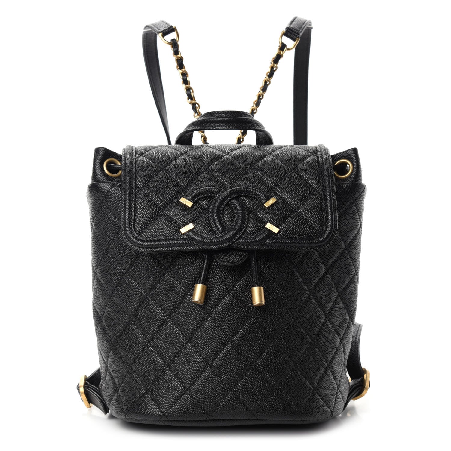 Chanel Caviar Quilted Small Filigree Backpack Black 1 of 10