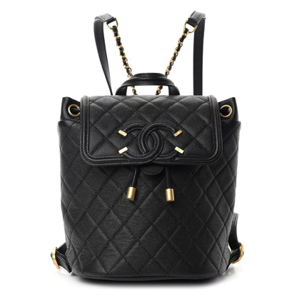 Chanel Caviar Quilted Small Filigree Backpack Black 1 of 10