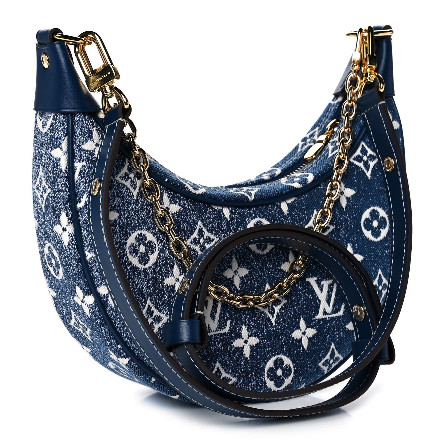 Monogram Jacquard Denim Loop Bleu