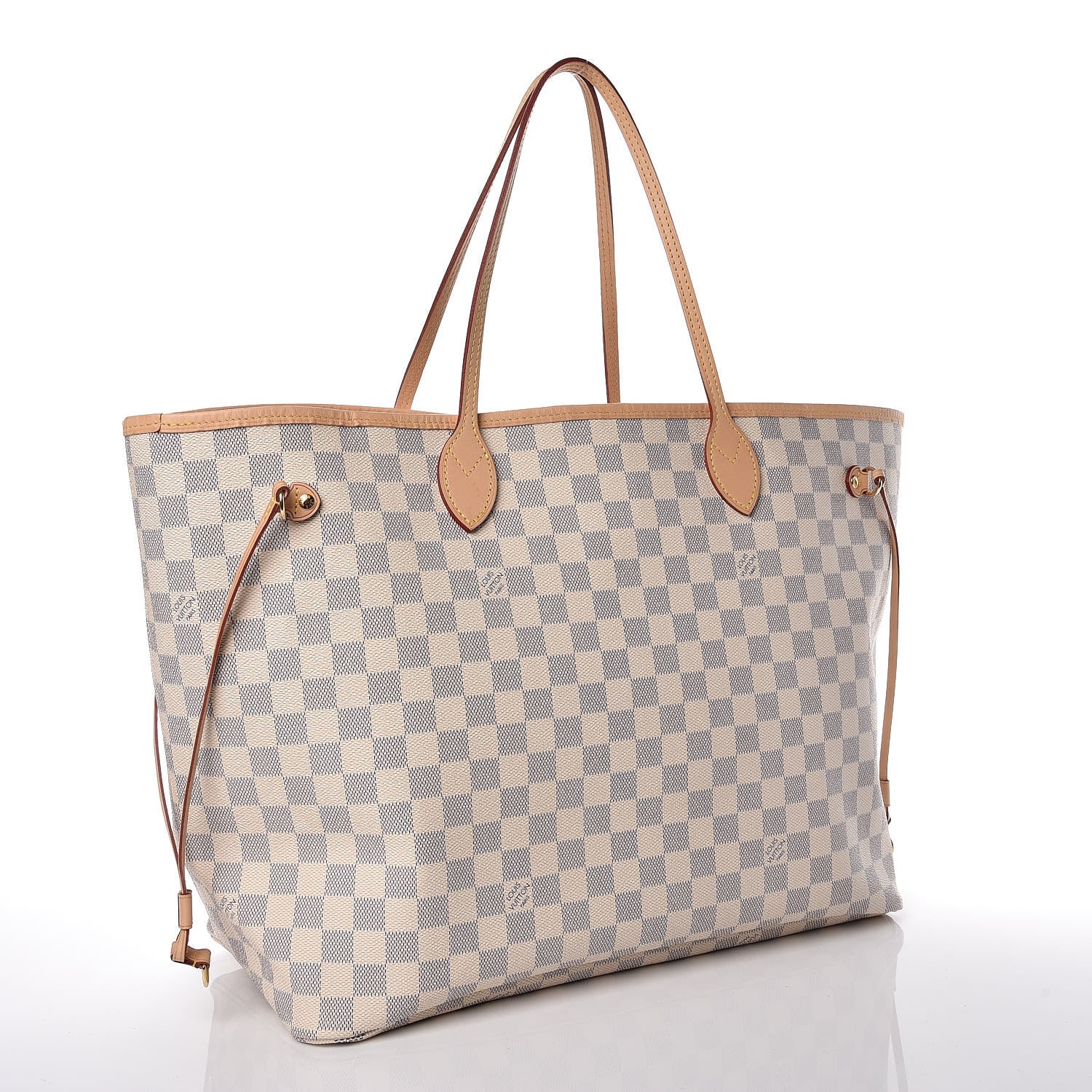 Louis Vuitton Damier Azur Neo Neverfull GM Rose Ballerine 4 of 11