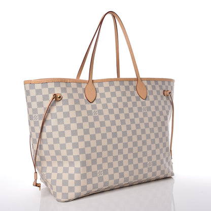 Louis Vuitton Damier Azur Neo Neverfull GM Rose Ballerine 4 of 11