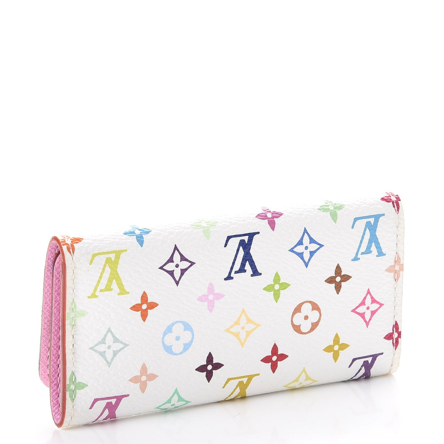 Monogram Multicolor Multicles 4 Key Holder White Litchi