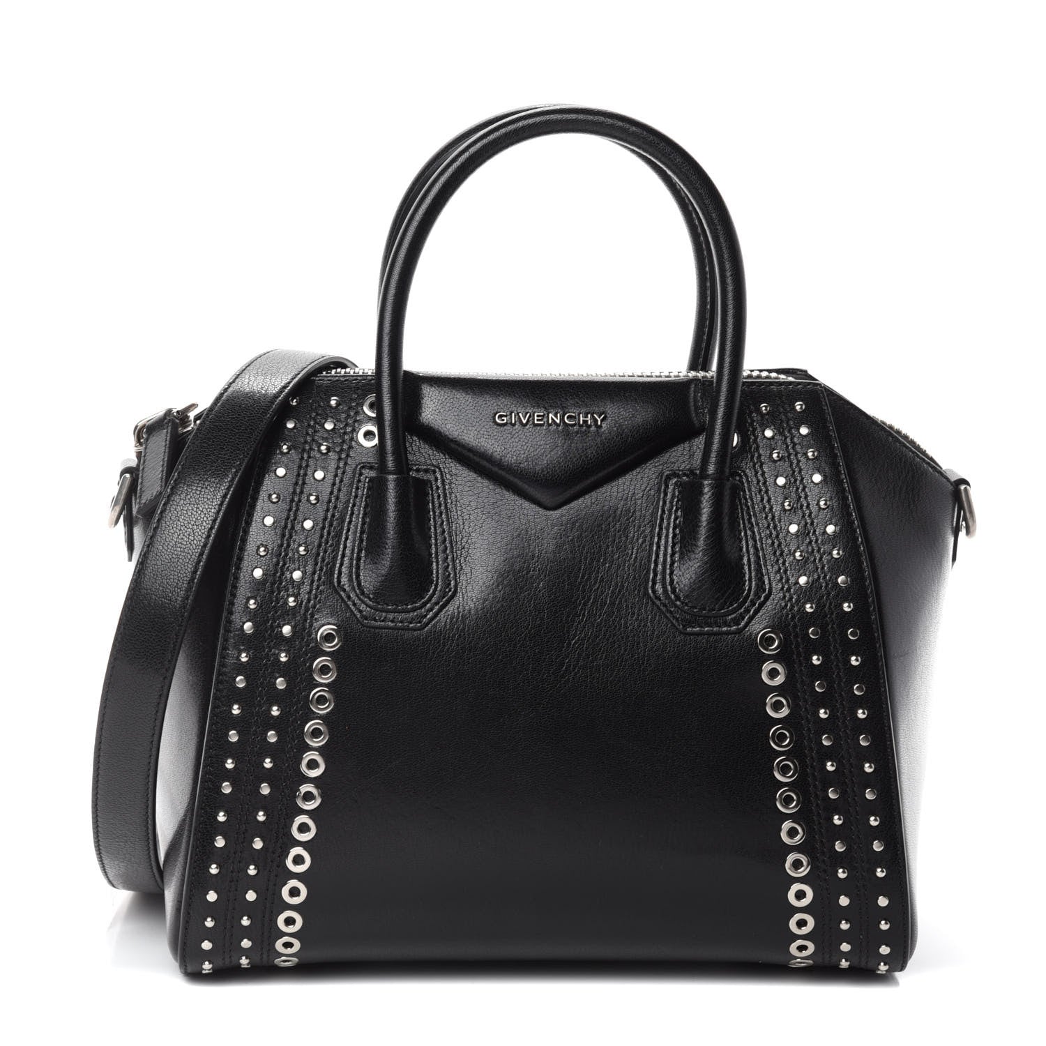Givenchy Goatskin Small Studded Antigona Black 1 of 10